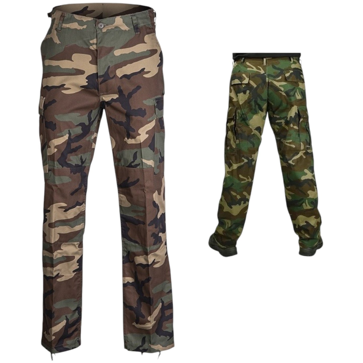 Trousers US FELDHOSE TYP BDU woodland