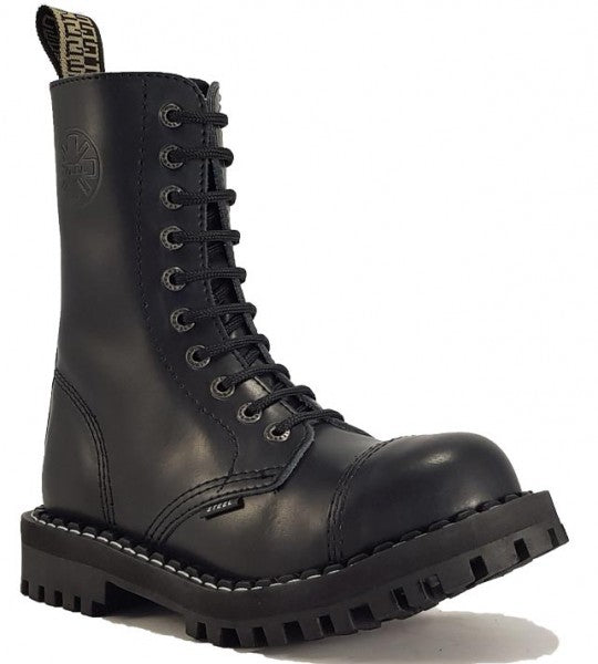 Steel Boots 10 Eyelets