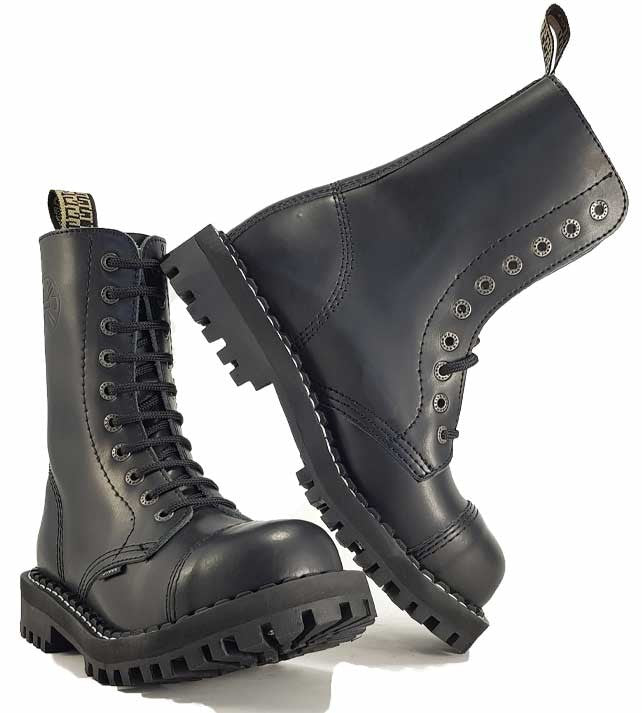 Steel Boots 10 Eyelets