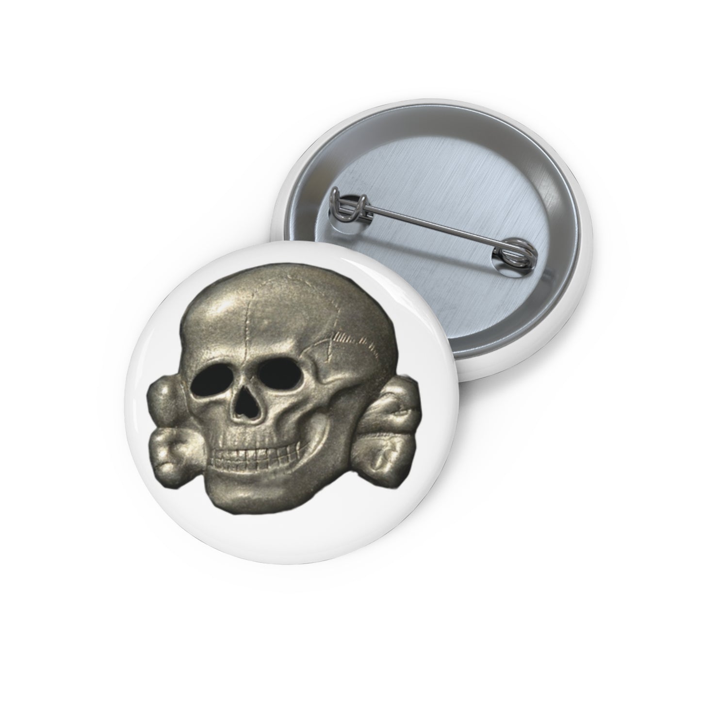 Skull Pin Button