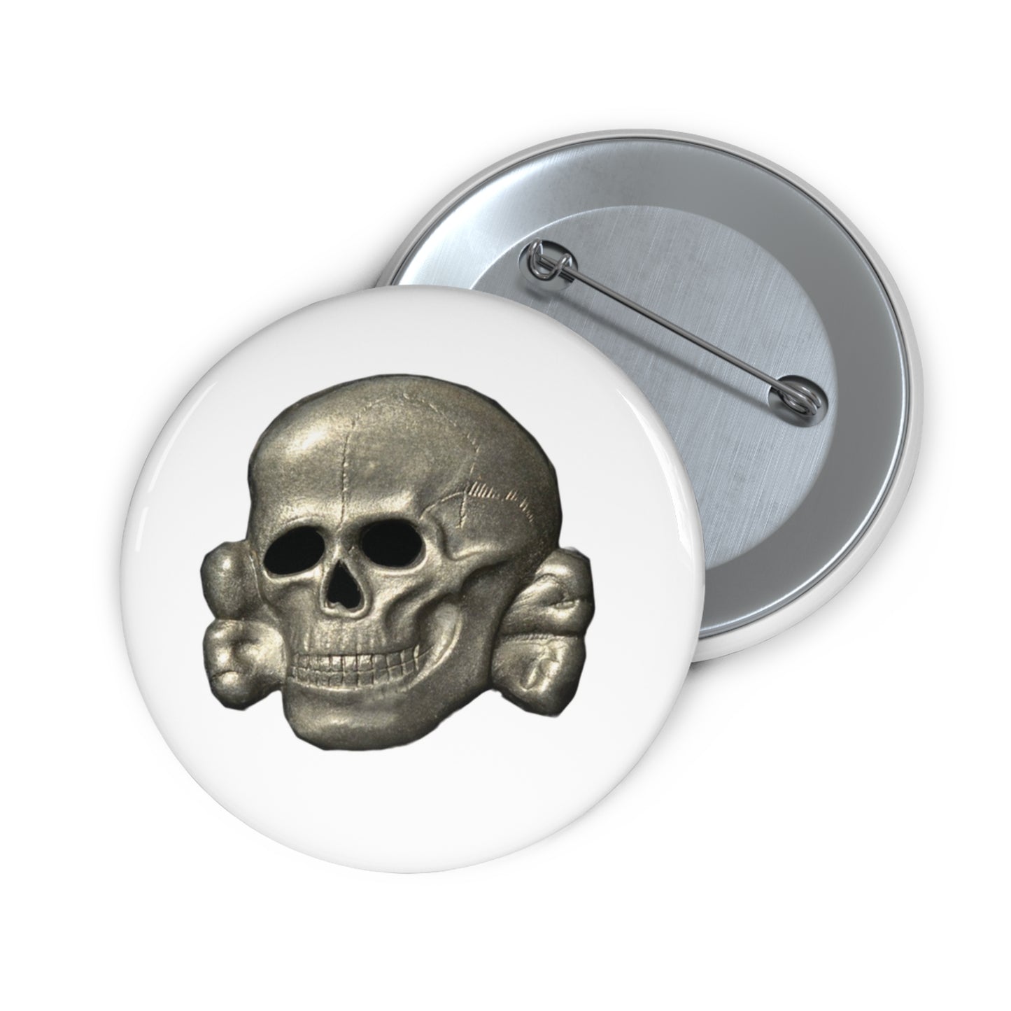 Skull Pin Button