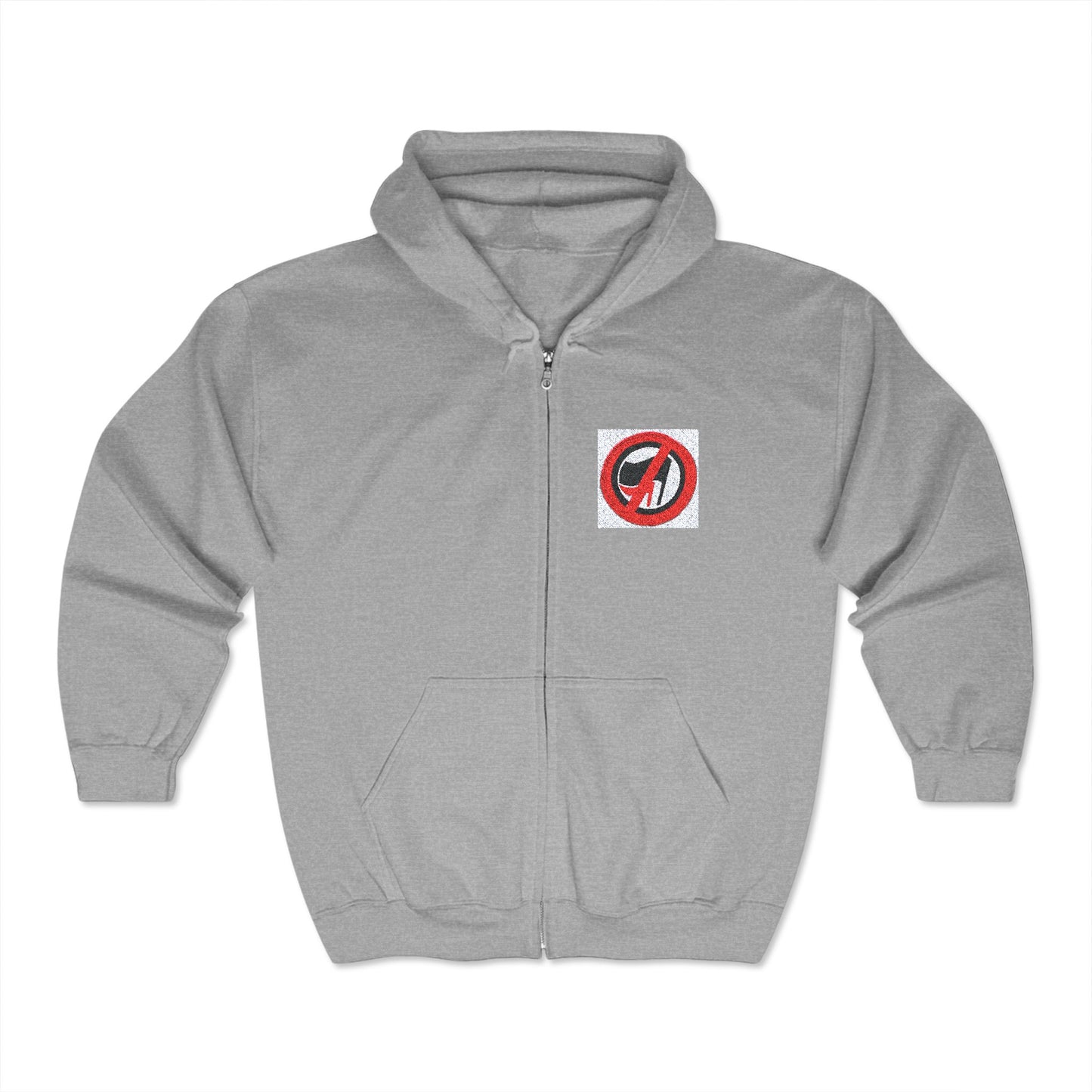 Anti-Antifa Zip Hooded Sweatshirt