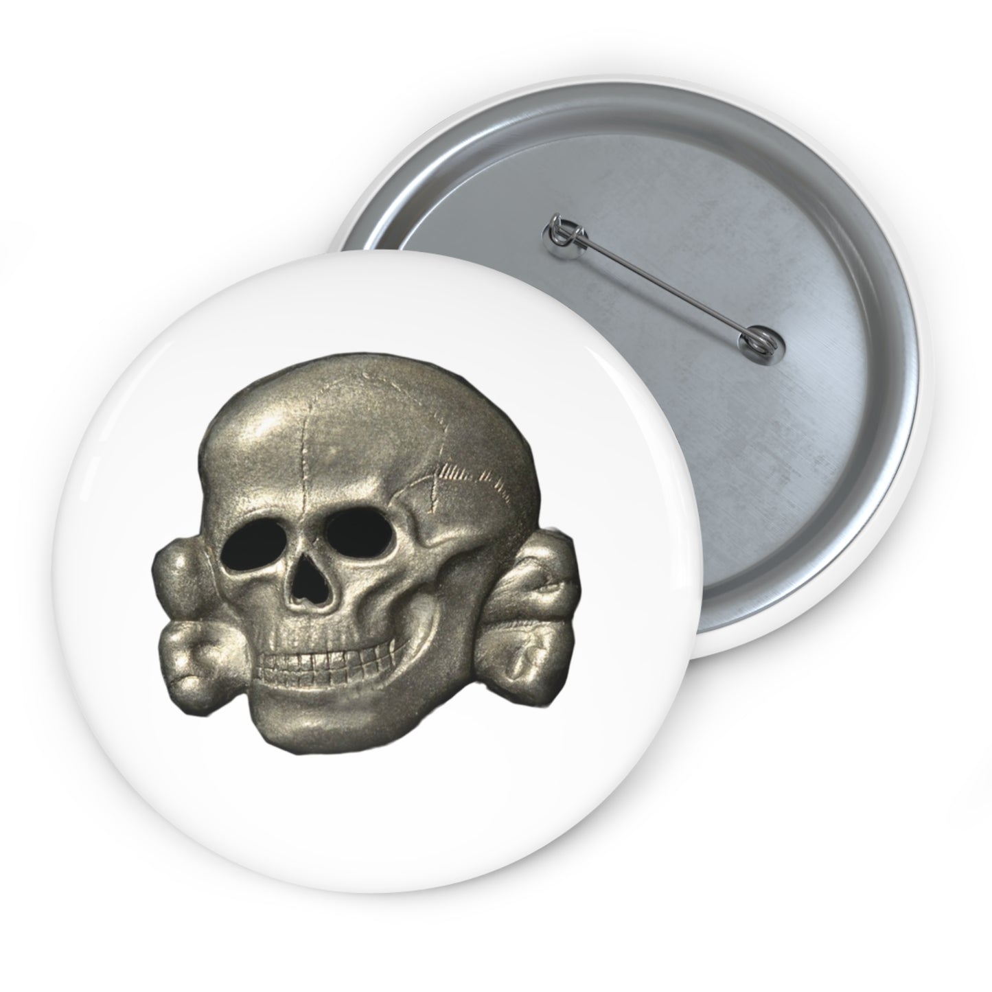 Skull Pin Button