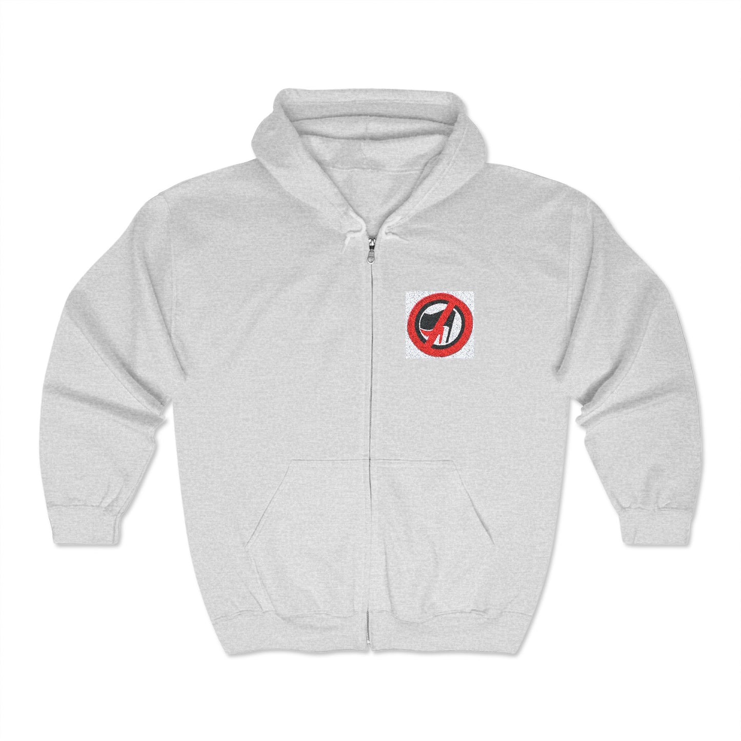 Anti-Antifa Zip Hooded Sweatshirt