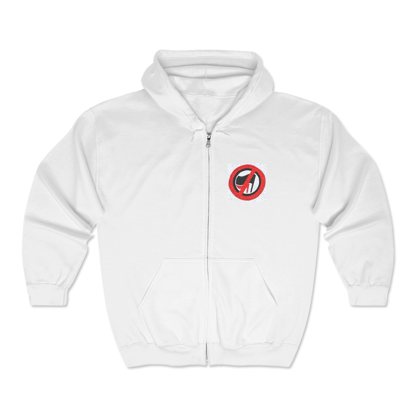 Anti-Antifa Zip Hooded Sweatshirt