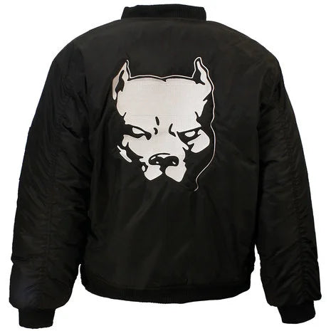 SEPHOFFICIAL™ Bomber MA-1 Hardcore Pitbull Deutschland gesticktes Logo